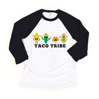 Taco Tribe Toddler Cinco De Mayo Raglan Tee