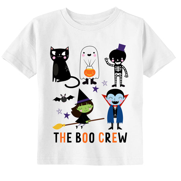 The Boo Crew Toddler Youth Halloween Kids Shirt