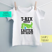 T-Rex Hates Easter Egg Hunt Toddler & Youth T-Shirt