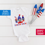 USA Cousin Crew Baby 4th of July Onesie