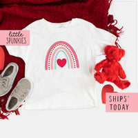 Valentines Day Rainbow Toddler  T-Shirt