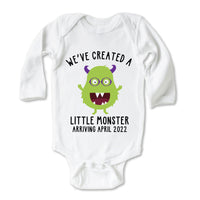 Personalized We've Created a Monster Funny Halloween Baby Onesie