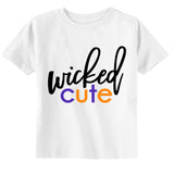 Wicked Cute Toddler Youth Halloween Kids Shirt