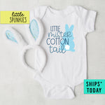 Little Mister Cotton Tail Cute Baby Boy Easter Infant Bodysuit