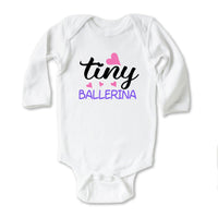 Tiny Ballerina Cute Baby Girl Ballerina Onesie